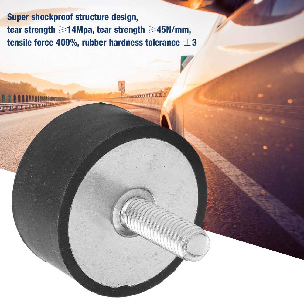 Support en caoutchouc, 4 pièces amortisseur d'isolateur de bobine Anti Vibration à montage en caoutchouc M8 M10 pour compresseurs d'air moteurs moteurs à essence(VE40*30