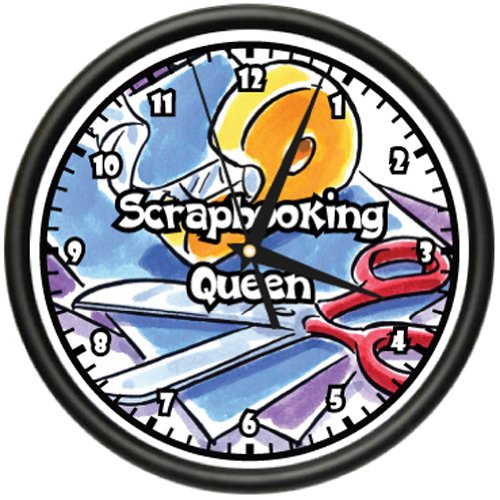 SignMission Beagle Scrapbooking Wall Clock Supplies Paper