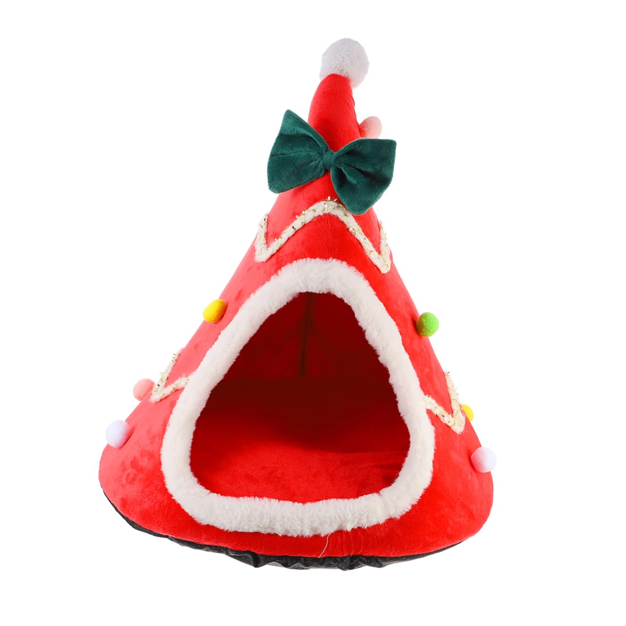Maison pour animaux contre le froid hivernal nid chat décoration Noël