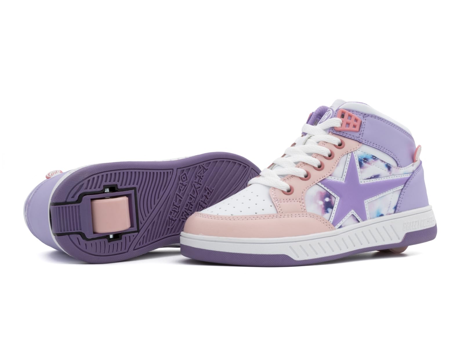 Breezy Rollers Chaussures à roulettes pour Enfants I Rollers-Sneakers pour Enfants I De Chaussures de Rue pour Enfants à Rollers en Quelques Secondes I Baskets à roulettes pour Filles et Garçons