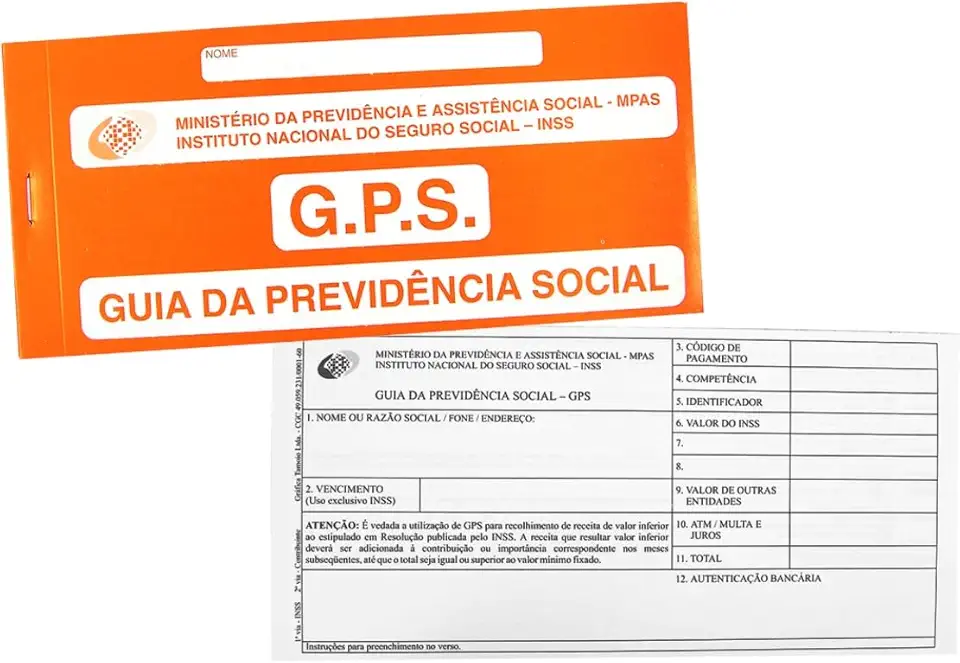 Carne INSS 12x02Folhas - Pacote C/5 Blocos