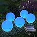 Produktbild Mexllex Solarlampen für Außen Garten 5 Stück, 16 Colors Solarkugel für außen,Solar Gartenleuchte Solar Kugelleuchte mit 3 Modi,Wasserdicht Gartenstecker Solarleuchten-10cm