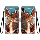 La funda de cuero Compatible con Wiko Jerry 4 ofrece 2 ranuras para tarjetas de crédito, identificación, tarjetas de visita y un bolsillo lateral para efectivo, recibos y facturas. Además, una correa de muñeca extraíble en el bolso puede llevar llaves y disco en U si lo desea