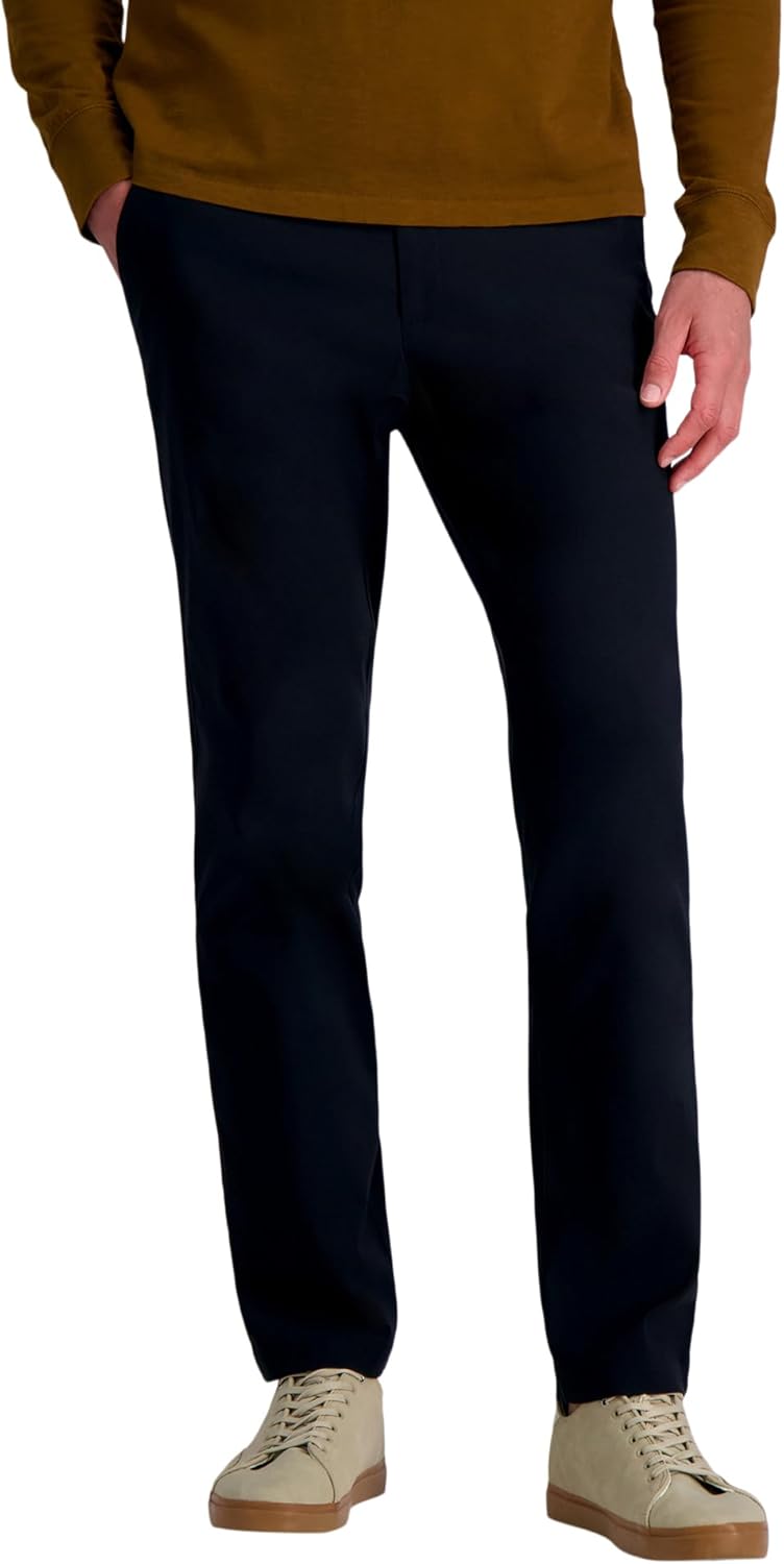 Haggar Men's Life Khaki™ Straight Fit Flat Front Flex Pant