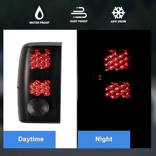 Miniatura 4 de Nixon Offroad Luces traseras para Ford Ranger 2001 2002 2003 2004 2005 luces traseras LED luces traseras de automóvil, reemplazo de montaje de 1 par