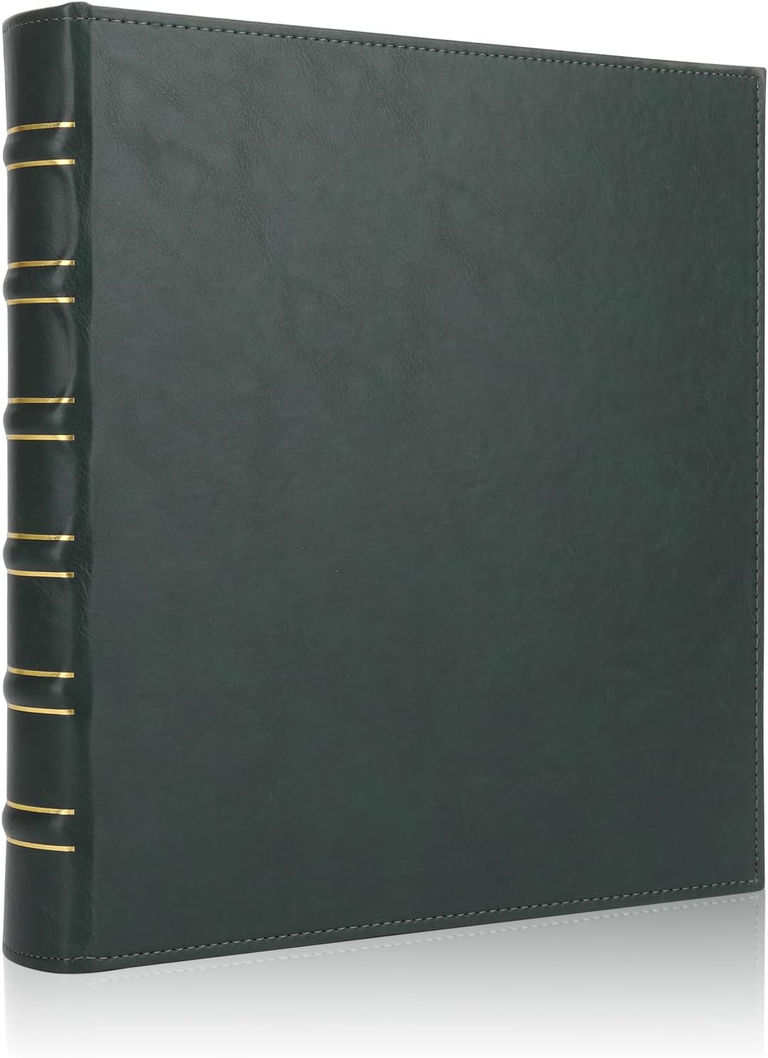 Vintage Hardback 3 Ring Leather Binder, Professional Binder Organizer