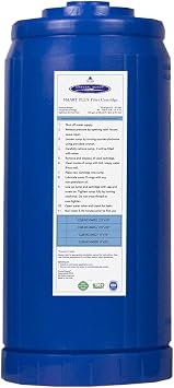 Crystal Quest SMART Replacement Filter | 4-5/8" x 9-3/4" Cartridge | 80,000 Gallons Capacity | Advanced Multistage Filtration