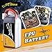 Tattu 4S 1300mAh LiPo Battery 75C 14.8V Pack with XT60 Plug for RC Boat Heli Airplane UAV Drone FPV Skylark Emax Nighthawk 250