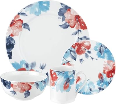 Spode Home 16 Piece Dinnerware Set, Floral Breeze