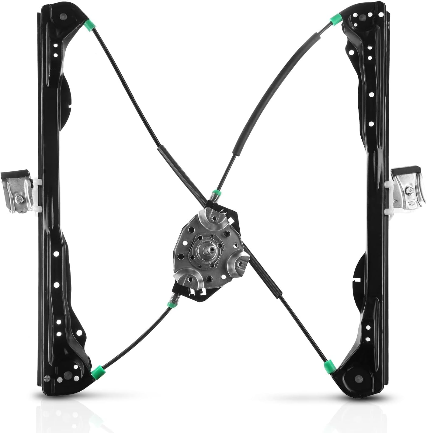 A-Premium Manual Window Regulator Compatible with Ford Focus 2000-2007 Sedan 4-Door Only, Focus 2000-2004 Wagon 4-Door Only, Front Right Passenger Side, Replace# 6S4Z5423200AA Front Passenger (RH)