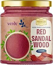 Pure Red Sandalwood Face Pack Powder, Premium Forest Grade - Lal Chandan | Raktha Chandanam | For Skin Brightening, Acne, Blemishes, Dark Spots - 75 gm