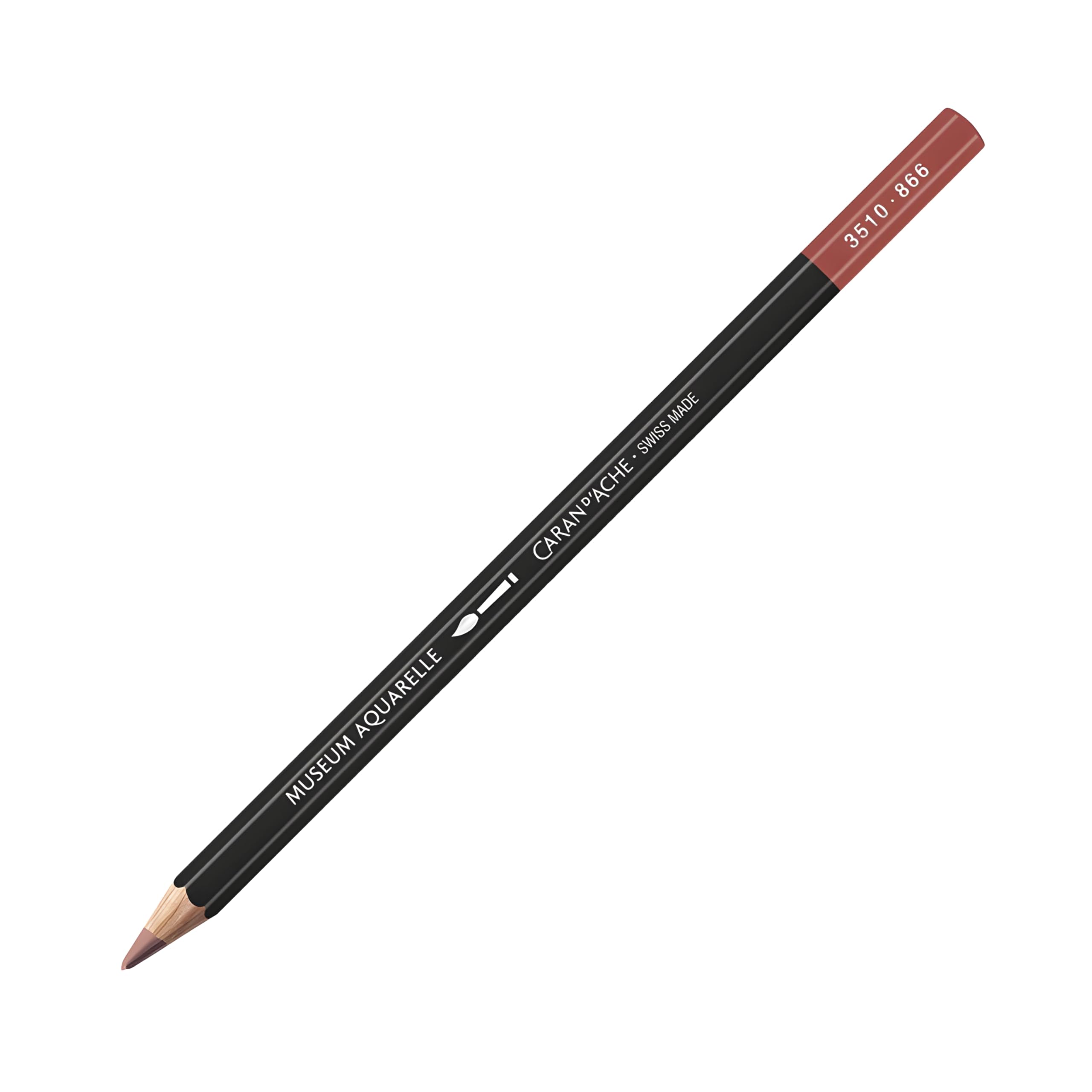 Caran d'Ache Museum Aquarelle Pencil, Burnt Sienna 50% (3510.866)