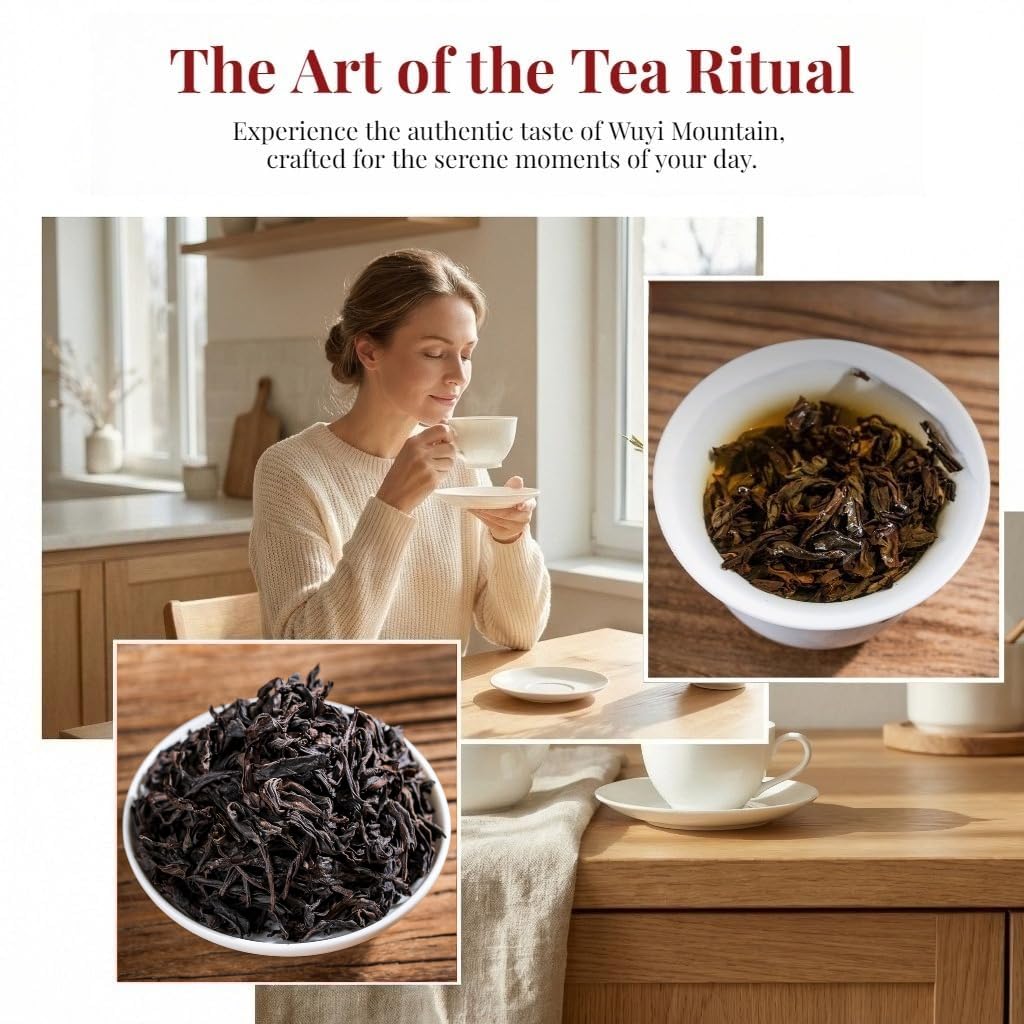 Tè Oolong Dahongpao Di Grado 1 | Tè Di Primavera Di Alta Montagna, Aroma Ricco 300g / 10,58oz | Tè in Foglie Sciolte, Ottimo Regalo Per Gli Amanti Del Tè