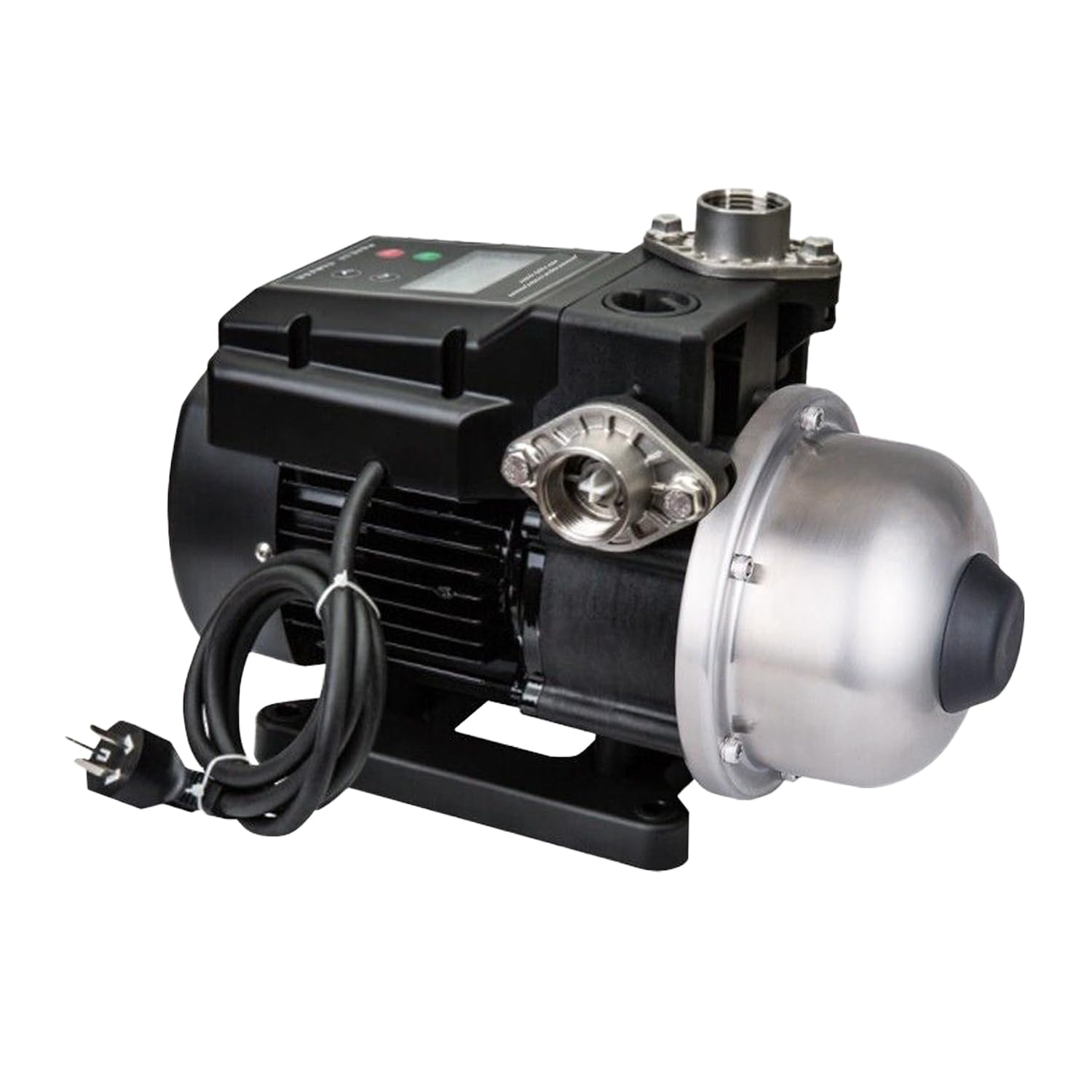 Ozmosis EZ Black Mini Pressure Booster Pump 1HP (800W~1000W) 115V~230V Durable Stainless Steel and Aluminum Construction, Constant Pressure, Variable Frequency, Pump (115, Volts)