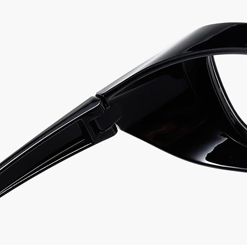 Miniatura 7 de B&Q Paquete de 3 lentes de lectura unisex con marco negro grueso, lentes transparentes para hombres y mujeres