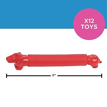 Amazon.com: Fun Express Wiener Dog Expanding Tube Toy - Toys