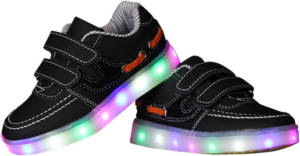 Mirah June Kids' Upgraded Rechargeable LED Light-up Sport Shoes Fashion Sneakers