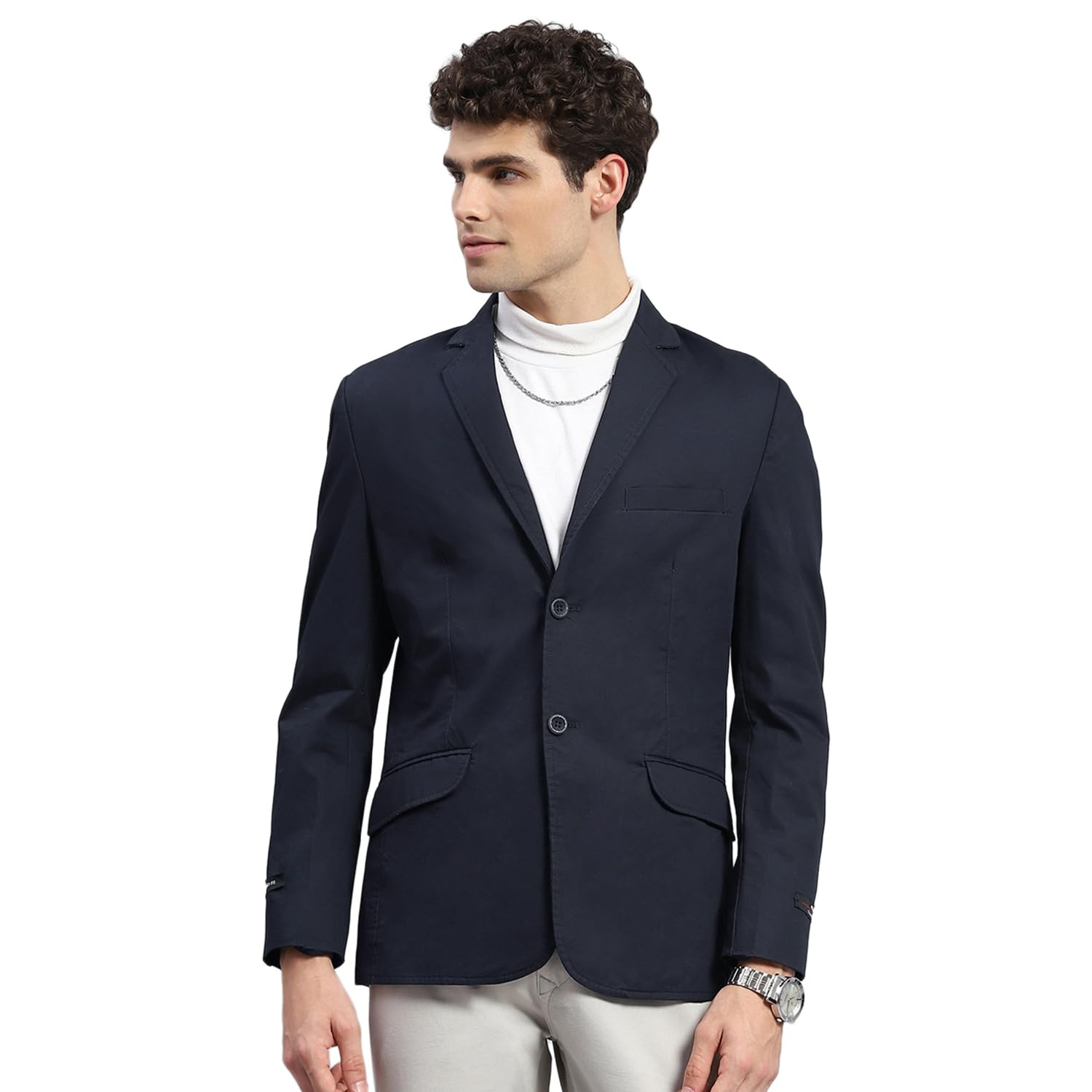 monte carlo Mens Solid Notch Lapel Collar Full Sleeve Blazer (224021051)-picture-54