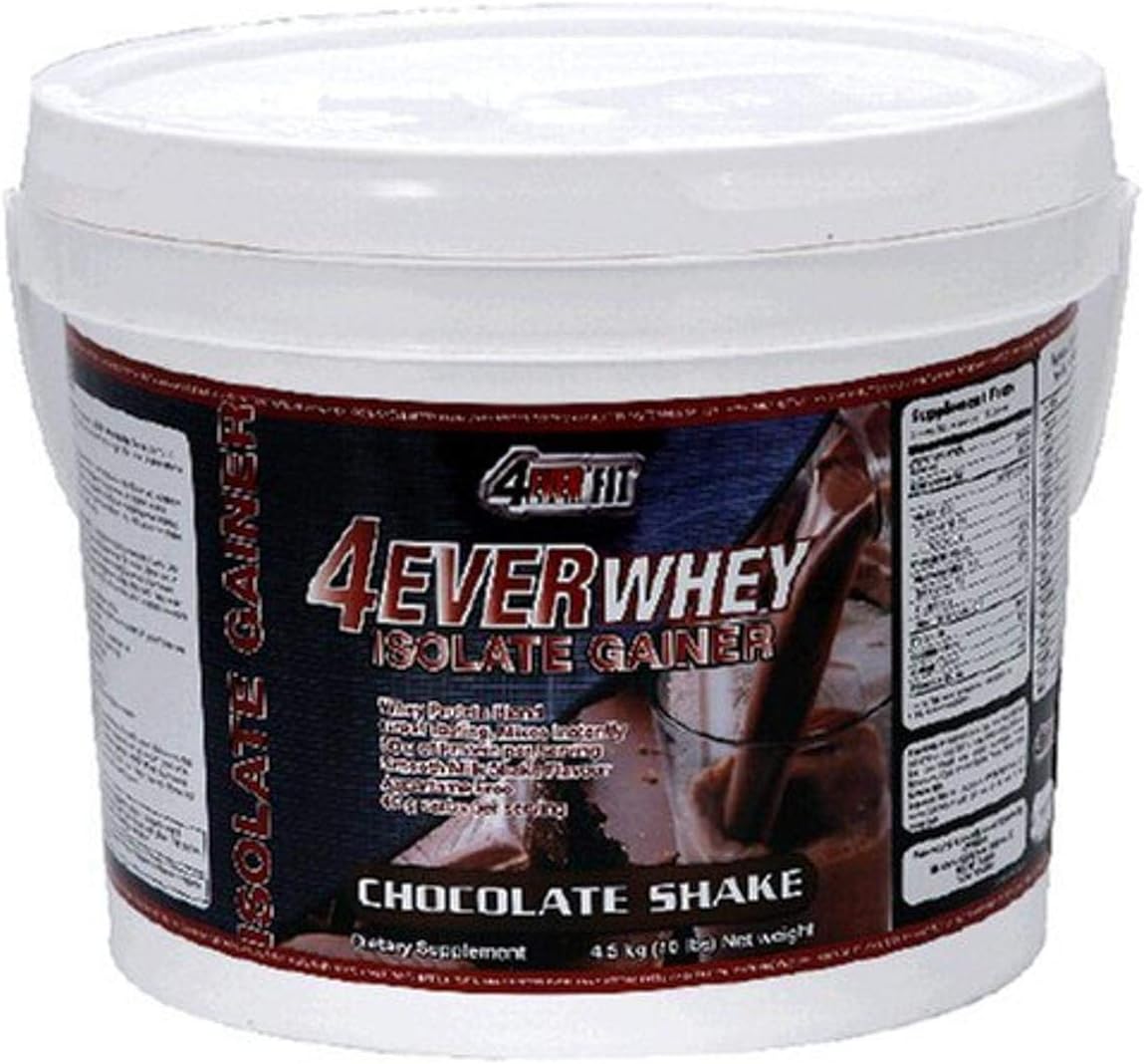 4Ever Fit Fruit Blast Isolate Gainer 2000, Chocolate Flavor Weight Gain Powder, 8 Pound Tub