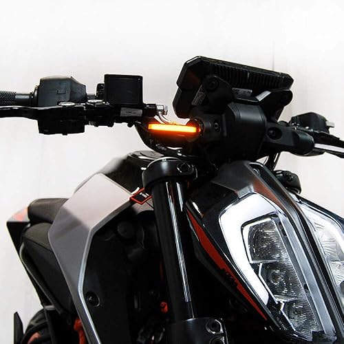 Miniatura 2 de New Rage Cycles Señales de giro delanteras para KTM 390 Duke (2017-presente)