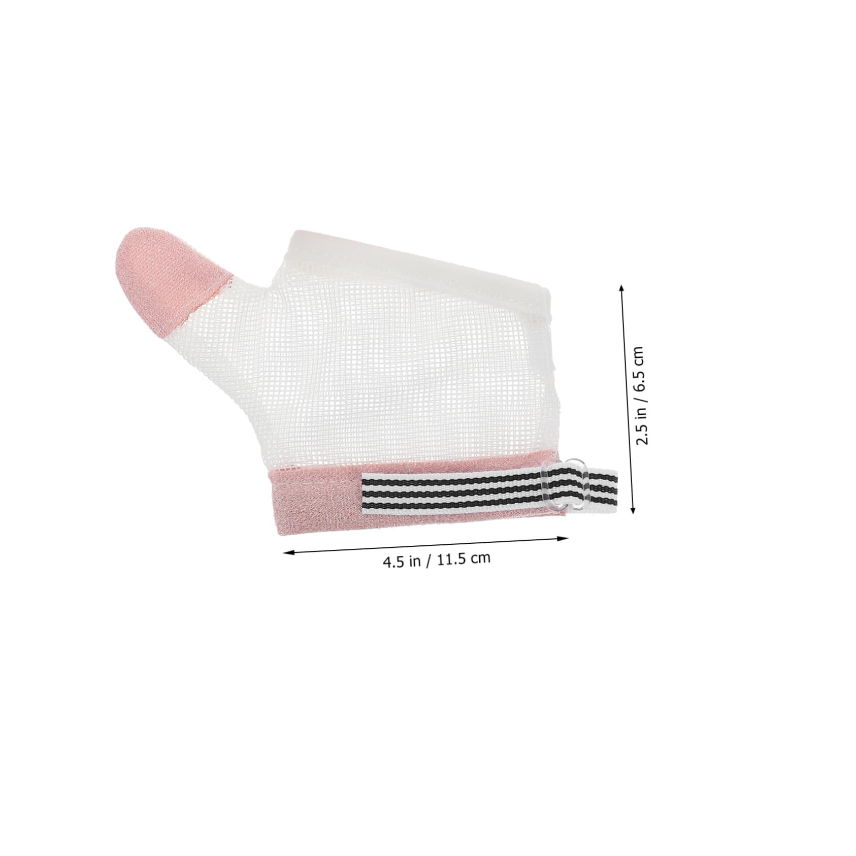 ORFOFE Babyhandschuhe mit Atmungsaktivem Netzdesign aus Nylon 2 Paar zur Korrektur des Daumenlutschens und Kratzschutz bei Säuglingen Geeignet für 6-22,5kg