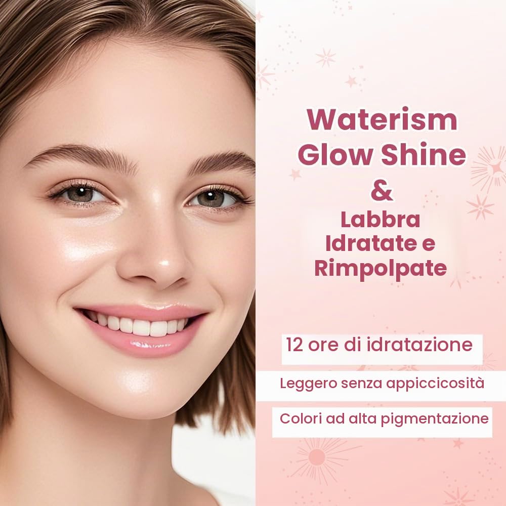CATKIN 3pcs Gloss Tinted Lip Balm Set, 2 in 1 Rossetto e Balsamo Labbra, Burrocacao Labbra Colorato, Formula Volumizzante e Leggero, Idratante, Essenza Vegetale, Lenitivo e Riparatore, 3.4g
