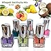 EuBeCos Lot de 6 flacons d'huile de soin pour ongles Fruity Mix - 5 ml - Agréablement fruitée et végétalienne - Fabriqué en Allemagne.