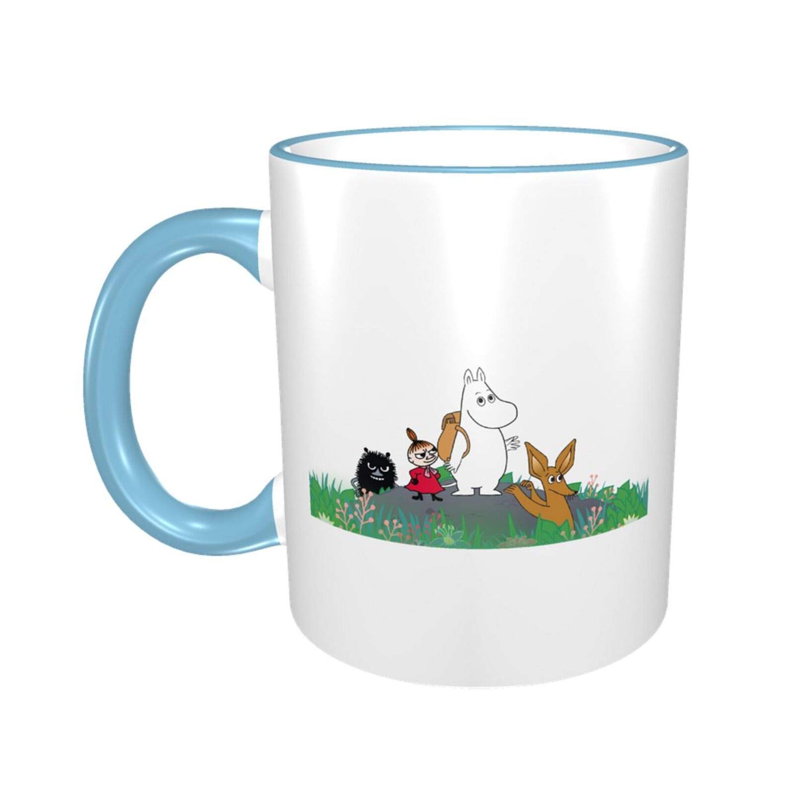 Amazon Moomin ムーミン マグカップ コーヒーカップ かわいい セラミック 耐熱カップ セラミック ティーカップ 朝食カップ オフィスマグ おしゃれ 暖かい心 ホーム キッチン 通販