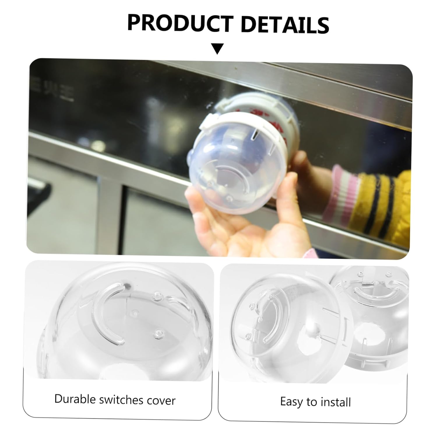 5pcs Gas Cooker Safety Guard Easy Install Stove Knob Covers for Boy Girl Safety Prevent Accidental Gas Opening and Cooking Accidents