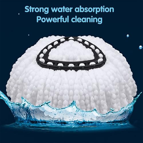 Miniatura 3 de Paquete de 12 cabezales de repuesto para trapeador compatibles con O Cedar EasyWring Spin Mop  Recambios de trapeador 100% microfibra, limpieza