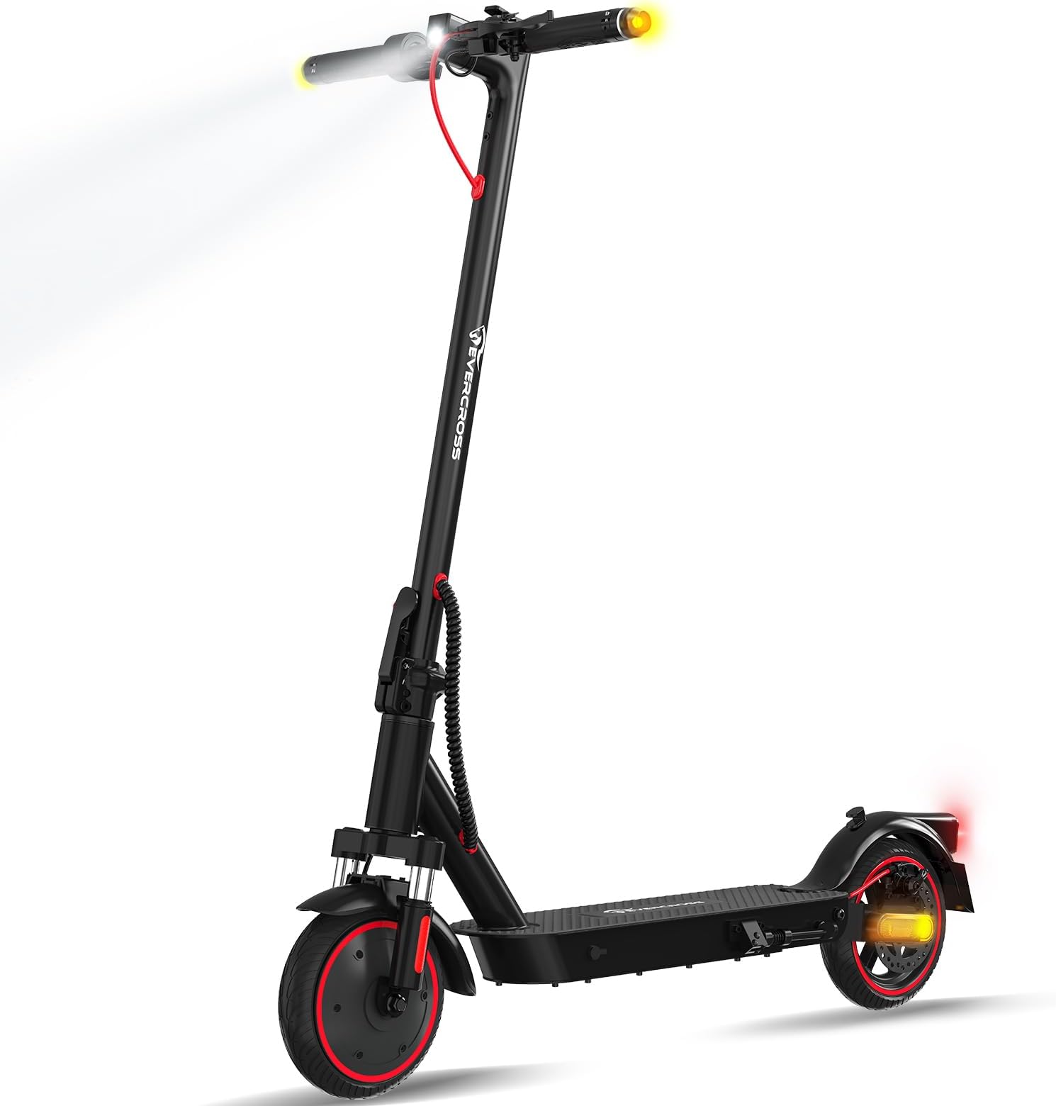 EVERCROSS EV85F/EV10K PRO Electric Scooters Adults, 8.5''/10'' E-Scooter Foldable - APP, 350W/500W Motor, 7.8AH/11.4AH Battery, 15KG/16KG weight, 3 Speed Modes, Dual shock absorbers