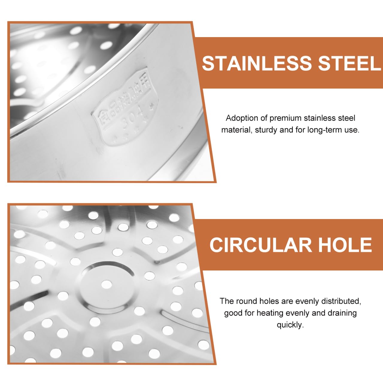 PRETYZOOM Cuiseur Vapeur Multifonction En Acier Inoxydable 28 Cm Pour