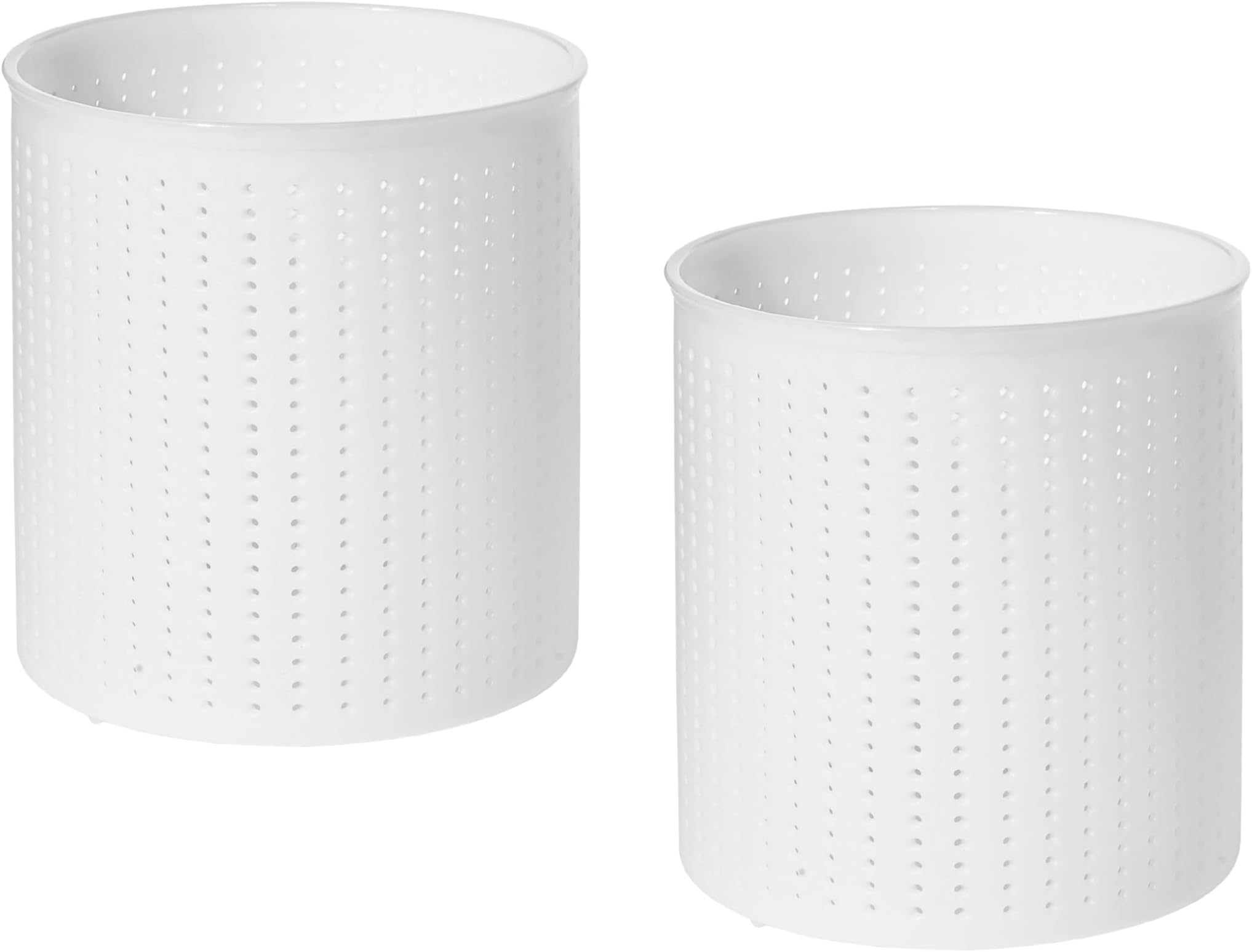 AlcoFermBrew 2 x Cheese Mould 12x13.5cm - 1kg Caciotta – Basket for Cheese | Cheese Form