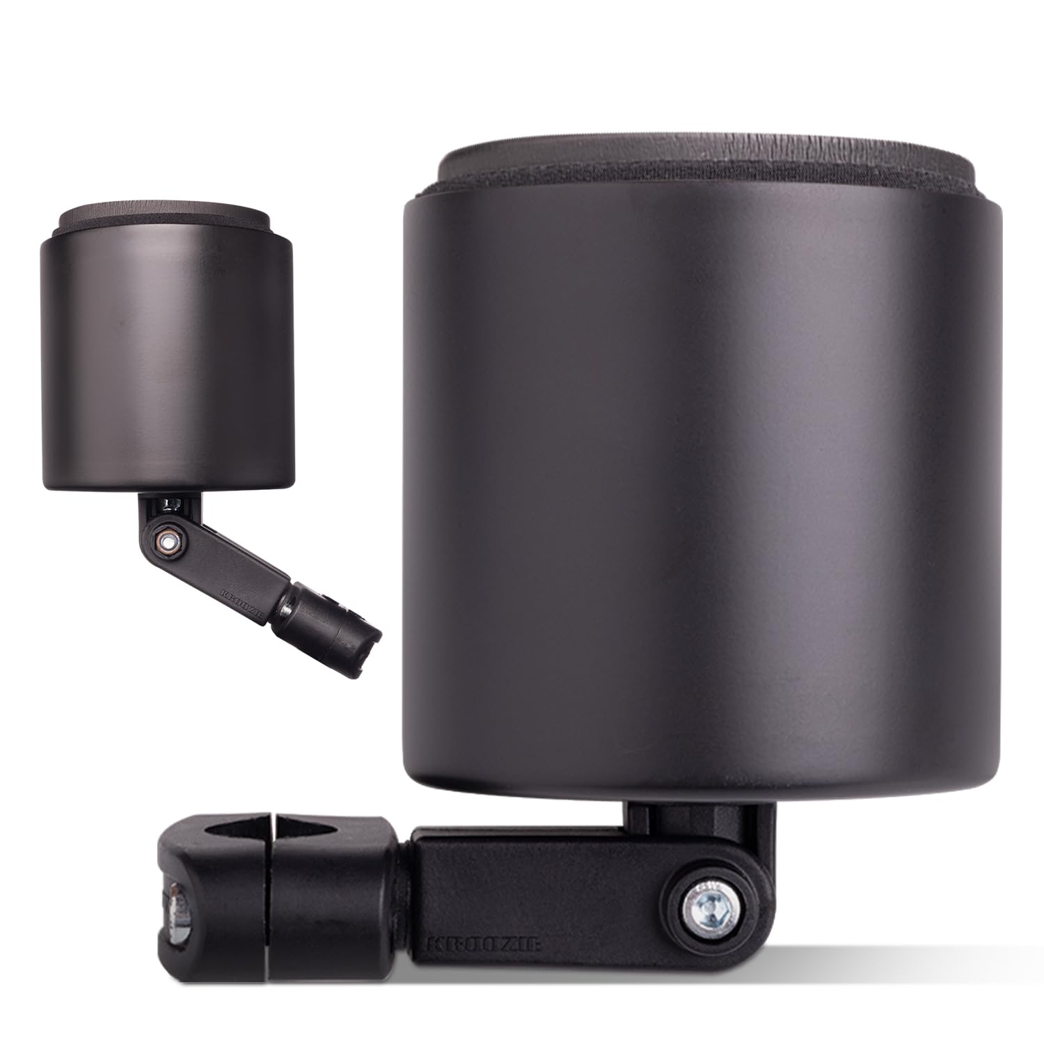(Flat Black) - Kroozie Kroozercups Deluxe 2.0 Bicycle Cup Holder