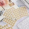Pajean 720 Pieces Photo Corners Self Adhesive Photo Corners for Scrapbooking and Stamping Supplies DIY Scrapbook Stickers Album Diary Personal Journal Diary Organizer(Brown) #4