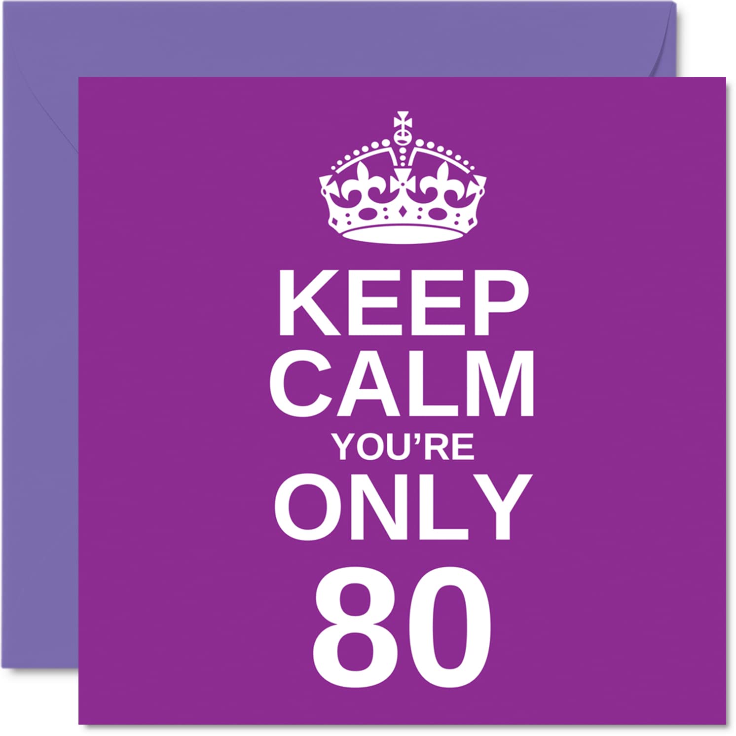 Cartes D'Anniversaire Amusantes De 80 Ans Pour Homme Et Femme  Keep