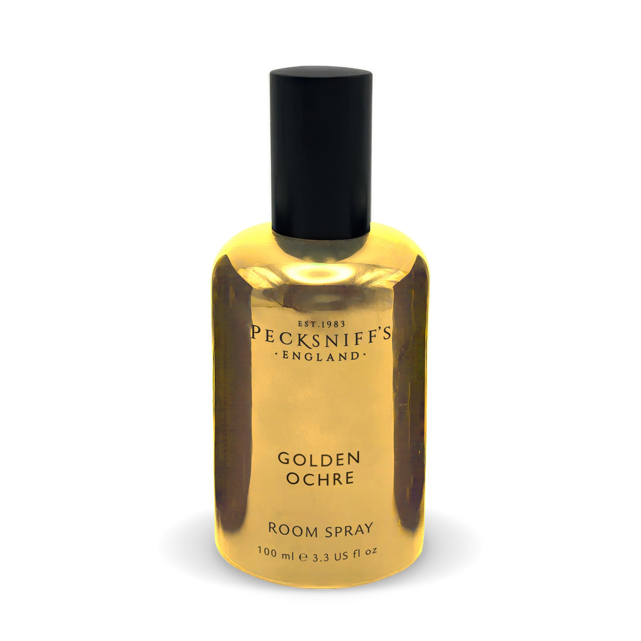 Pecksniff's Golden Ochre Room Spray | 100ml/3.3oz, Rich Honey, Amber, Opulent Dates & Sun-Dried Fruits | Luxurious Home Fragrance