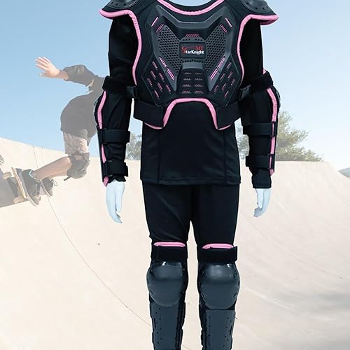 Miniatura 54 de StarknightMT - Equipo de protección de motocross para niños y niñas, equipo de protección para montar en motocicleta, traje de motocross, protector