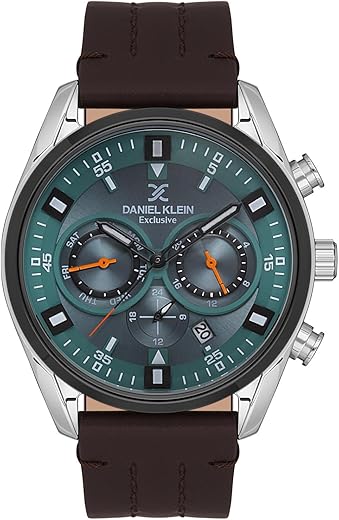 DANIEL KLEIN Analogue Green Dial Men’s Watch-DK.1.13547-3