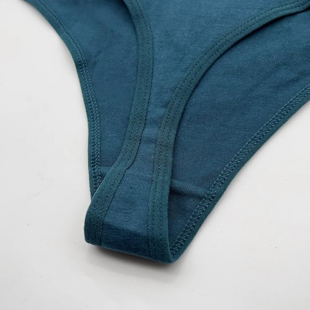 5 PC/Set Bragas Tanga en Tanga para Mujer Ropa Interior Femenina Lencería para Mujer(Azul,as4,Alpha,m,Regular,Regular)