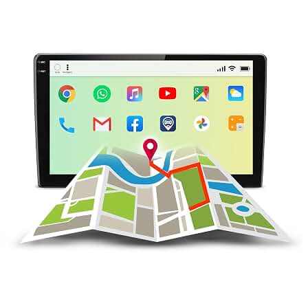 myTVS AP-92 9-inch Android Car Stereo | Wireless Apple CarPlay & Android Auto | 2GB+64GB | HD IPS 2.5D Touchscreen, Bluetooth, WiFi, GPS | Universal Double DIN with Rear Camera Support