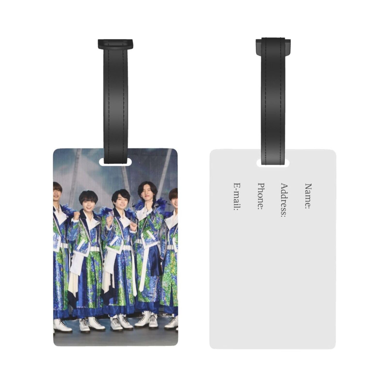 Amazon.co.jp: なにわ男子 (2) 目印 名札 人気 おしゃれ 搭乗の