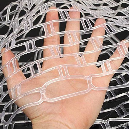 Transparent Rubber Fishing Net, Fly Fishing Landing Net Replacement Netting For Freshwater Saltwater Fishing, Soft Rubber Mesh Safe Catch And Release Fish(Size:m - 39 Inch) #TOP7