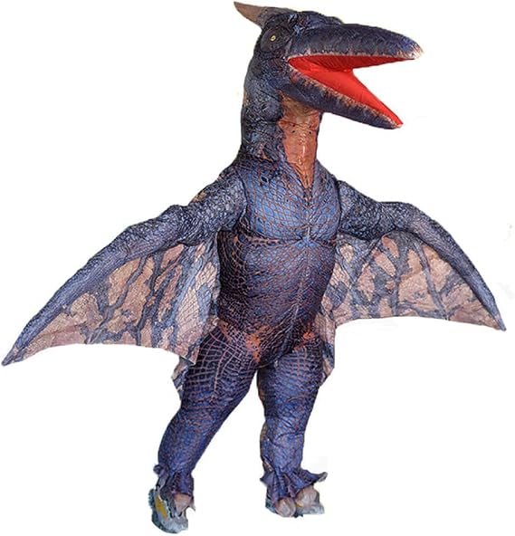 Inflatable Pterodactyl Dinosaur Costume Adult Size Unisex Blow Up