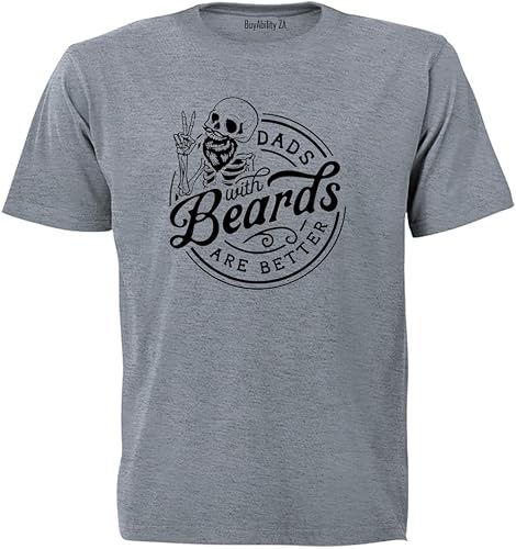 Unisex Dads with Beards - Circular - Adults - T-Shirt