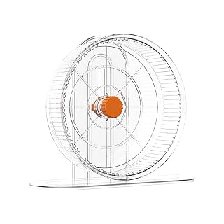 SHOPORA® Pet Hamster Jogging Toy Quiet Hamster Exercise Wheel for Rat Squirrel Gerbil Wheel Diameter21Cm | Small Animal Supplies | Exercise & Toys