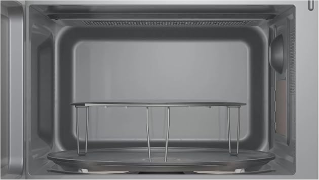 Bosch Home & Kitchen Appliances Bosch Serie 2 FEL023MS2B Freestanding microwave, 44 x 26 cm, Stainless steel
