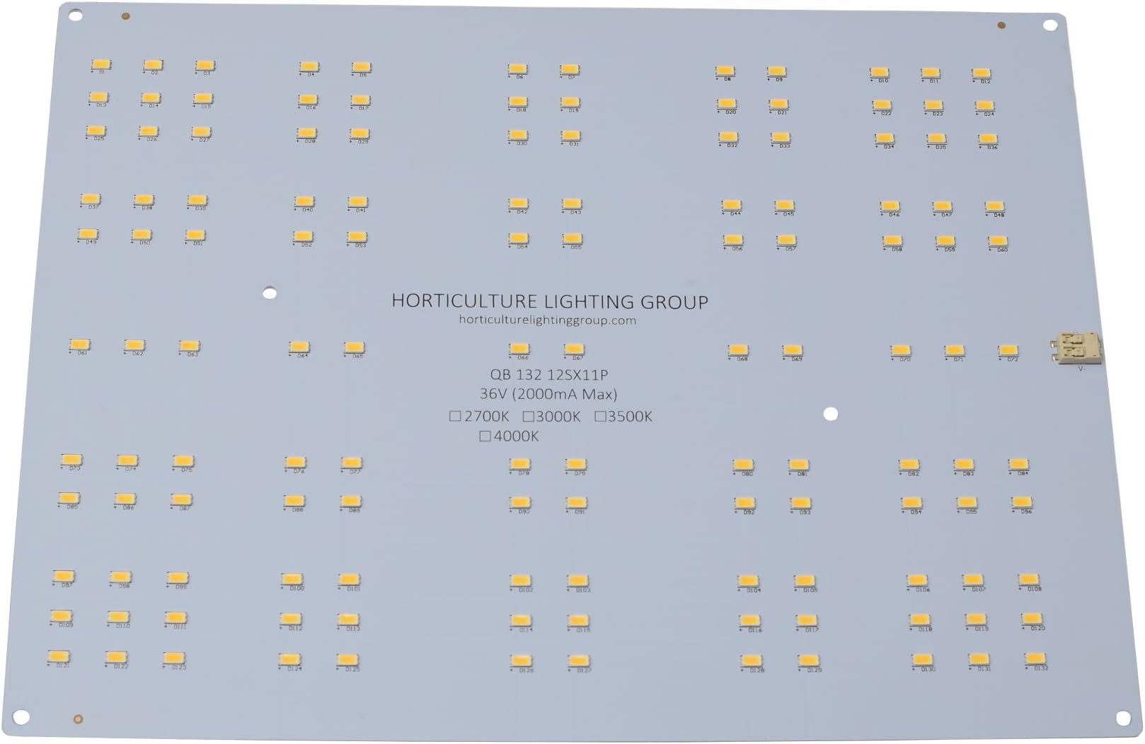 Horticulture Lighting Group 4X QB132 Quantum Boards (4000K)