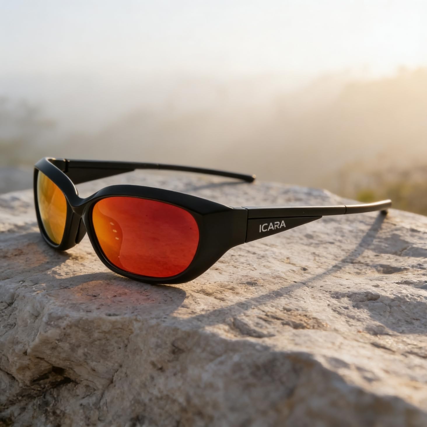ICARA Gafas de sol deportivas polarizadas para hombres y mujeres, protección UV400, marco TR90, ideal para conducir, ciclismo, pesca, correr