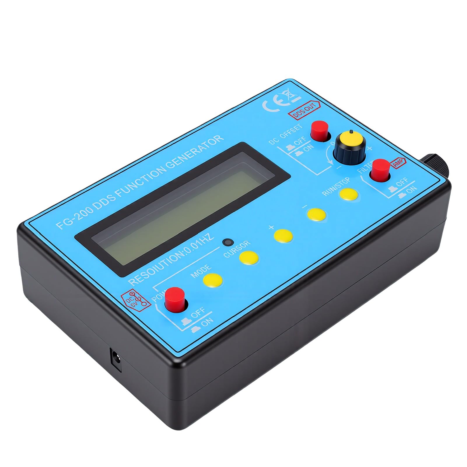 Zunate DDS Generador de Señal de Función 0.01Hz a 500kHz Frecuencia